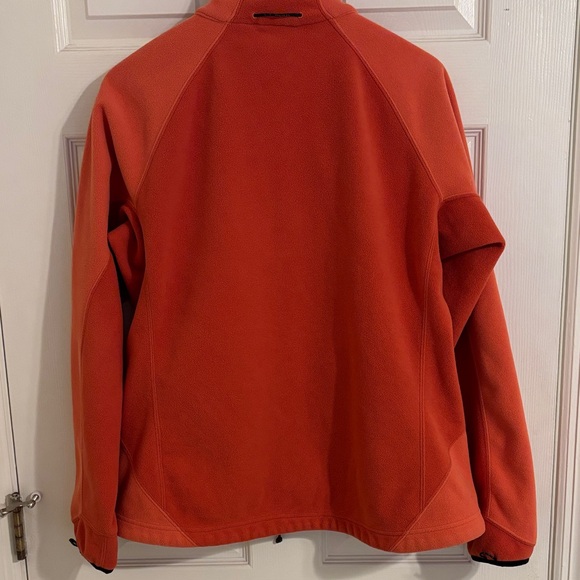 L.L. Bean Women's XL Bright Orange polartec, vintage - Picture 6 of 7
